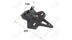 License plate holder for motorcycle fits NAKED50