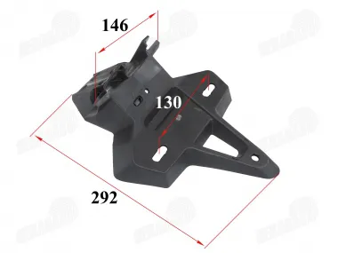 License plate holder for motorcycle fits NAKED50