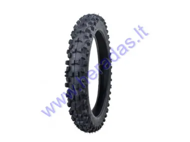 Rear motocross tyre for motorcycle