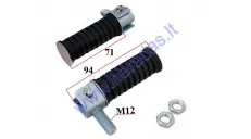 Footpeg set for motorcycle ROMET, SIMSON, WFM, WSK, MZ