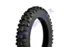 Rear motocross tyre for motorcycle