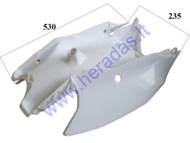 Motorcycle plastic under the seat, suitable for the model ZUUMAV 250cc