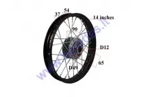 Front wheel 14 inch fits mini motorcycles 50-125cc  APPOLO  R14