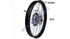 Motociklo priekinis ratas,ratlankis  17 colių  su stabdžių disku R17