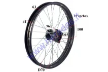 Front wheel for motocycle 19 inches  150-250cc