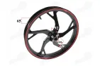 Front rim for motorcycle R17 fits FR50 black