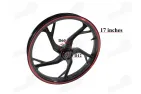 Front rim for motorcycle R17 fits FR50 black