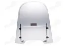 Windshield with mountings universal (plastic) for motorcycle 450MM X 490MM