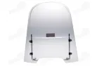 Windshield with mountings universal (plastic) for motorcycle 450MM X 490MM
