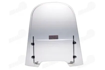 Windshield with mountings universal (plastic) for motorcycle 450MM X 490MM