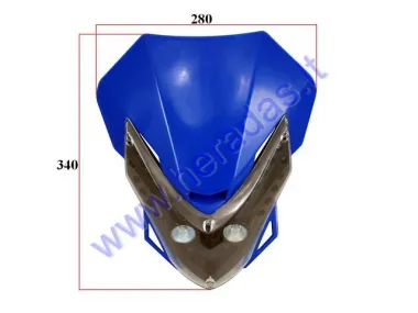 MOUNTED HEADLIGHT (WITH COVER) FOR MOTORCYCLE