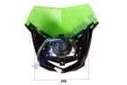 Mounted headlight (with cover) for motorcycle