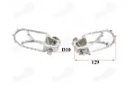 Front footrest set for motorcycle fits DB50PRO