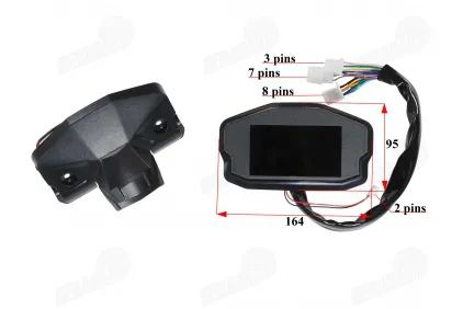 Dashboard-speedometer for motorcycle fits NAKED50