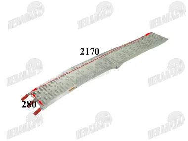 Motociklo rampa sulankstoma aliuminė 340kg 226cm plotis 29,5cm 1vnt