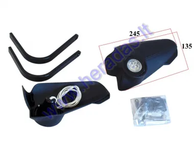 MOTORCYCLE HANDGUARDS with LED lights