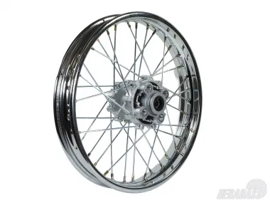 Motociklo ratas, ratlankis 18 colių galinis tinka CHAMPION 300 CC CH300 18X2.15 metalinės įvorės