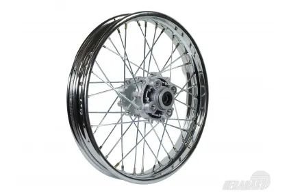 Motociklo ratas, ratlankis 18 colių galinis tinka CHAMPION 300 CC CH300 18X2.15 metalinės įvorės Motociklo ratas, ratlankis 18 colių galinis tinka CHAMPION 300 CC CH300 18X2.15 metalinės įvorės