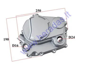 Motorcycle clutch cover CB250CC ZS 169FMM