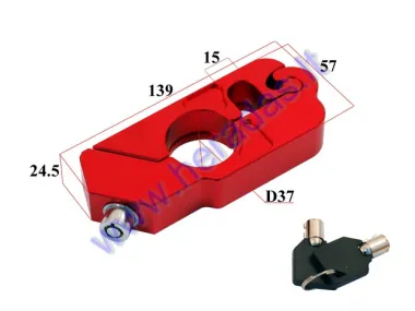 Brake lever's lock for motocycle