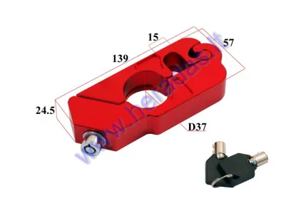 Brake lever's lock for motocycle