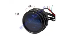 Motorcycle digital tachometer  (3 wires + - and wire to coil)