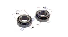 HANDLEBAR BEARINGS FOR MOTOCYCLE 22x44x15mm  23x44x15mm