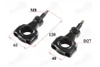 Handlebar mount kit for motorcycle fits NAKED50