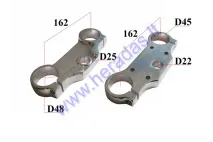 Fork brace clamp set (reinforced) for motorcycle LIF125/150