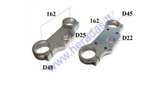 Fork brace clamp set (reinforced) for motorcycle LIF125/150