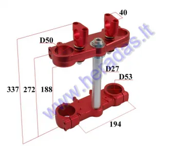 FORK BRACE CLAMP SET FOR MOTORCYCLE, FITS TO MOTOLAND MTL250