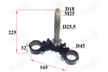 Steering fork holder saddle with stand lower for motorcycle fits FR50