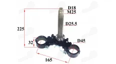 Steering fork holder saddle with stand lower for motorcycle fits FR50