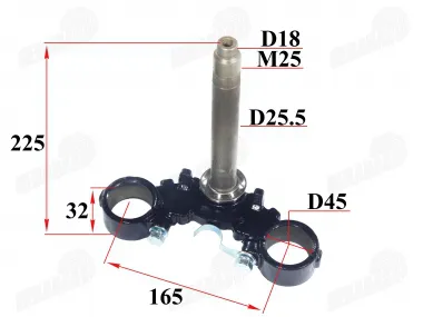 Steering fork holder saddle with stand lower for motorcycle fits FR50