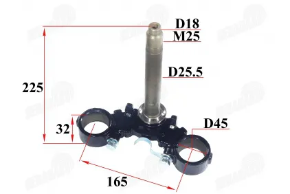 Steering fork holder saddle with stand lower for motorcycle fits FR50