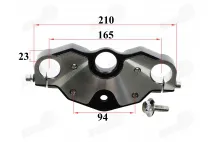 Steering fork holder saddle upper for motorcycle fits FR50