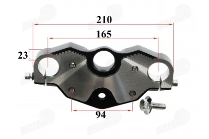 Steering fork holder saddle upper for motorcycle fits FR50