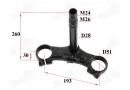 Steering fork holder saddle upper for motorcycle fits NAKED50
