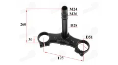 Steering fork holder saddle upper for motorcycle fits NAKED50