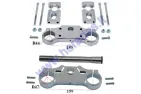 Fork brace clamp set for 125-250cc motorcycles