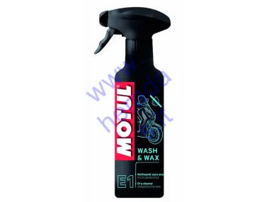 Motorcycle dry cleaner with wax MOTUL wash & wax 400ml