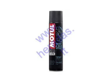 MOTORCYCLE DRY CLEANER WITH WAX MOTUL WASH & WAX 400ML