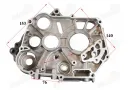 Motociklo variklio blokas dešinės p. 50cc 70CC  oru auš. 139FMA tinka CHAMP DELTA, CHAMP MONTANA