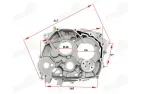 CRANKCASE right SIDE FOR MOTOCYCLE AIR-COOLED 200-250 CC ENGINE TYPE 165FMM FOR MOTOLAND MTL250 SHINERAY YXIANG