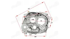 CRANKCASE right SIDE FOR MOTOCYCLE AIR-COOLED 200-250 CC ENGINE TYPE 165FMM FOR MOTOLAND MTL250 SHINERAY YXIANG