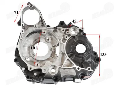 Engine block right side for motorcycle air cooled 50CC 70CC  engine 139FMA fits CHAMP DELTA, CHAMP MONTANA