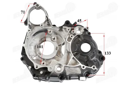 Engine block right side for motorcycle air cooled 50CC 70CC  engine 139FMA fits CHAMP DELTA, CHAMP MONTANA