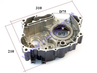 Crankcase left side for 250cc motorcycle  air-cooled