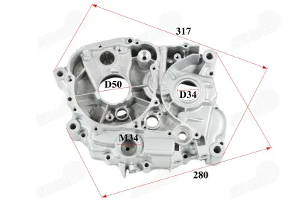Motociklo variklio blokas kairės pusės  oras 200-250 cc 165FMM MOTOLAND MTL250 SHINERAY NXT250