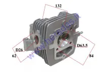 Motociklo variklio galvutė oras 230- 250cc  D63,5